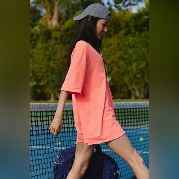 Free People Movement Hot Shot Tee Romper NWT - Picture 3 of 8